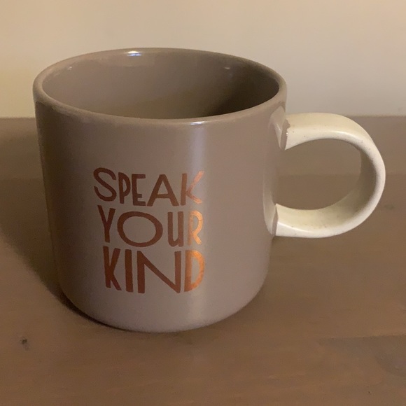 Starbucks “Speak Your Kind” Taupe Ceramic Mug - Picture 2 of 7